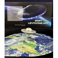 UFO FLYING SAUCER Levitating Silver Coin 5000 Francs Chad 2024