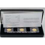 US Indian Chief Gold 3 Coin Set collection 1/1000 Gold .999 GOLD AND SILVER BULLION