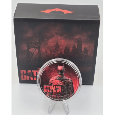 BATMAN 2 Oz Silver Coin DC Comics Niue 2024 Antique Finish