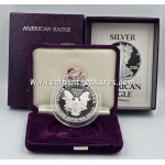 USA 1990 American Eagle Liberty 1 Oz Silver Dollar Proof coin WORLD COINS
