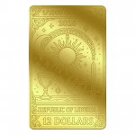 MAGICIAN 1/1000 Oz Gold Coin $12 Liberia 2026 GOLD AND SILVER BULLION