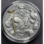 ZEUS Great Greek Mythology 3 Oz Silver Coin Cameroon 2025 GOLD AND SILVER BULLION