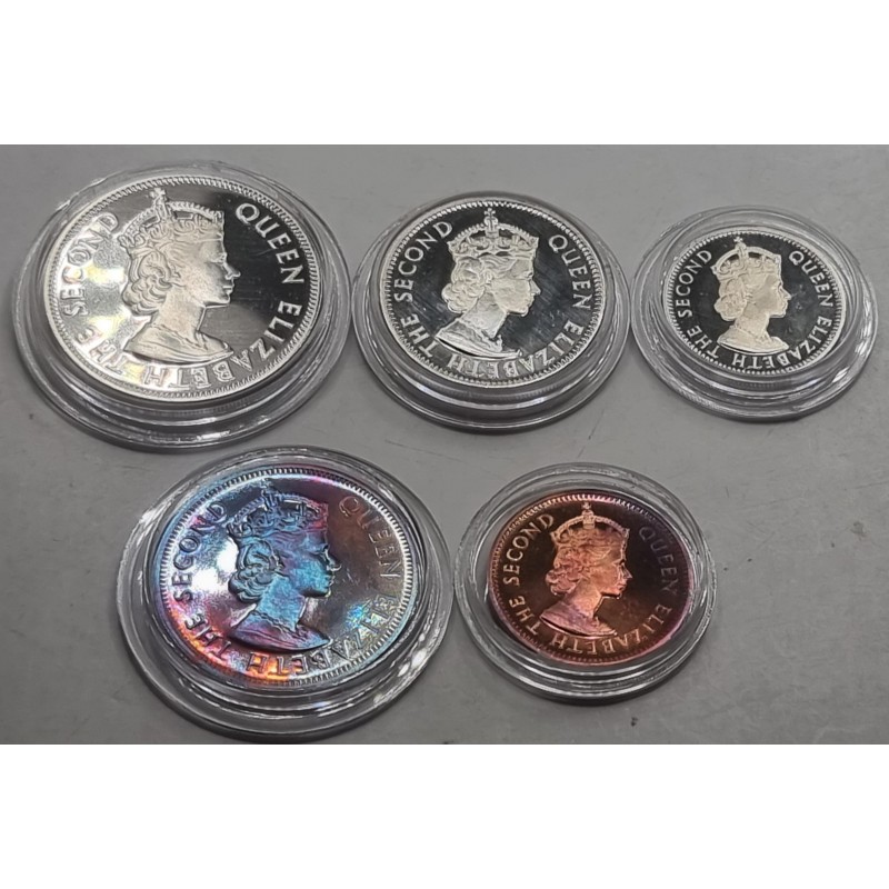 CYPRUS 1955 PROOF SET LAST COINS BRITISH ADMINISTRATION RARE WORLD COINS