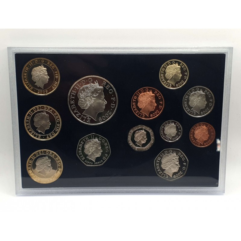 UK GREAT BRITAIN 2009 PROOF BU Coin Set KEW GARDENS 50p WORLD COINS