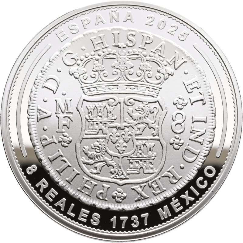 Jewels of Museum - 1737 Felipe V México Spain silver proof 10 Euro coin 2025 WORLD COINS