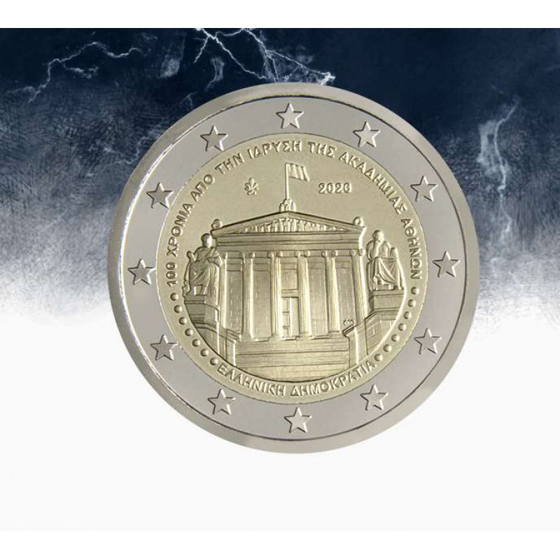 Greece 2026 ACADEMY OF ATHENS 2 Euro Coin card blister WORLD COINS