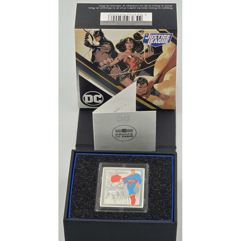 France 2025 DC Comics Superman silver bar Proof coin WORLD COINS