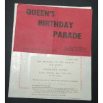 CYPRUS PERSONAL INVINTATION FOR CEREMONIAL PARADE QUEEN ELIZABETH BIRTHDAY 1959 ANTIQUES & OTHER COLLECTIBLES