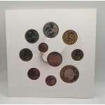 SLOVENIA 2012 COMPLETE YEAR EURO SET IN OFFICIAL COIN BLISTER + 3 EURO WORLD COINS