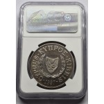 CYPRUS 1997 1 POUND COIN WWF TURTLE CUNI NGC MS68 WORLD COINS