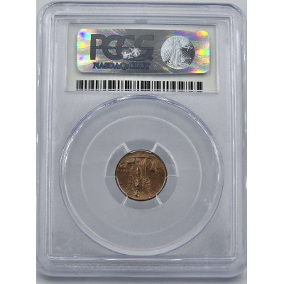 Italy Centesimo coin 1916 R MS65 RD PCGS Top Pop