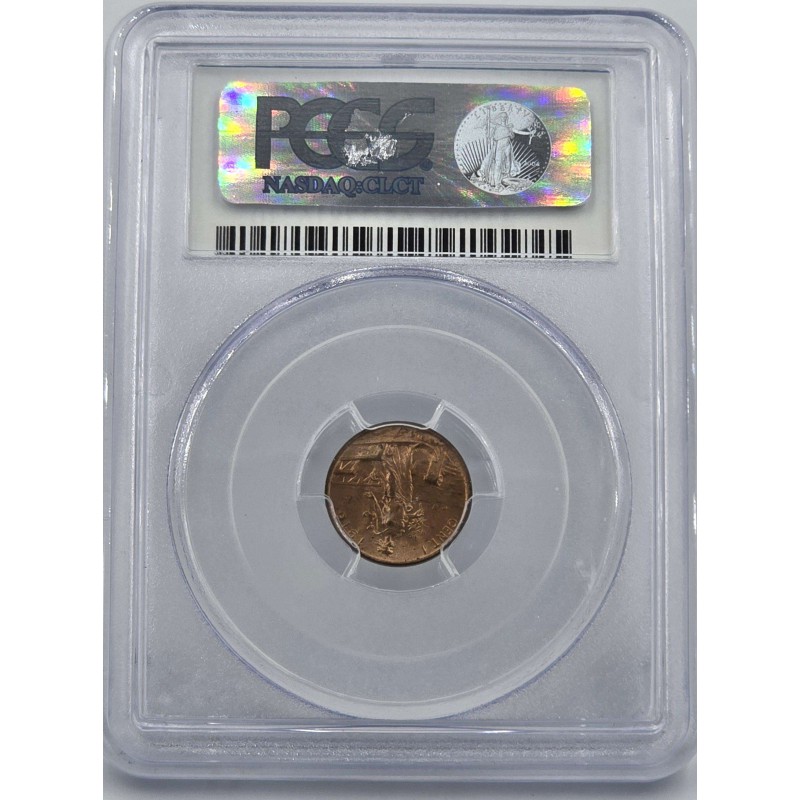 Italy Centesimo coin 1916 R MS65 RD PCGS Top Pop WORLD COINS