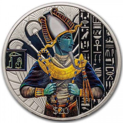 Sierra Leone 2023 Egyptian Gods Osiris 2 Oz Silver coin