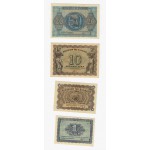 GREECE UNC BANKNOTE SET 1 5 10 20 DRACHMAI 1944 WORLD BANKNOTES