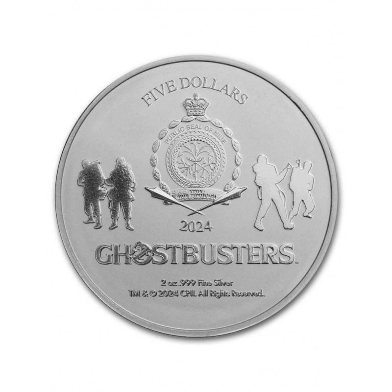 GHOSTBUSTERS ECTO-1 40 Anniversary 2 Oz Silver Coin Niue 2024 GOLD AND SILVER BULLION