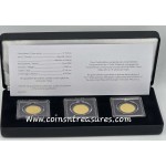 US Dollar Gold 3 Coin Set collection 1/1000 Gold .999 GOLD AND SILVER BULLION