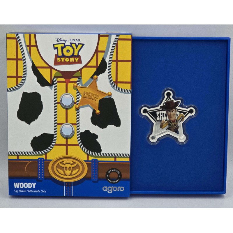 Disney Pixar 2025 Toy Story Woody 1 oz Silver Proof coin GOLD AND SILVER BULLION