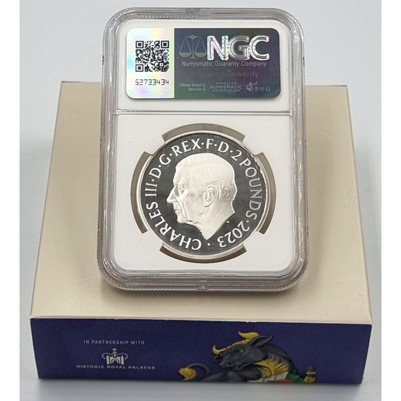 UK Tudor Beasts the Bull of Clarence 2023 Silver Coin NGC PF70 UCA GOLD AND SILVER BULLION