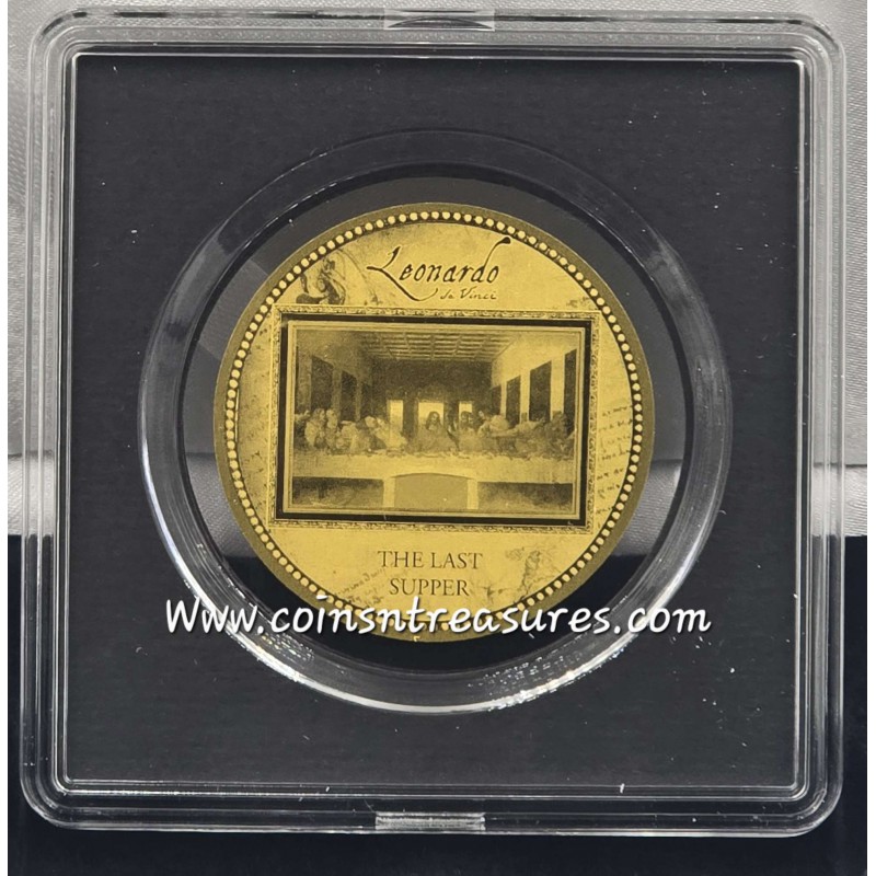 Da Vinci Last Supper 1/200 Oz Gold .999 coin GOLD AND SILVER BULLION