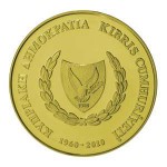 CYPRUS 2010 GOLD PROOF 20 EURO 50th Anniversary of the Republic of Cyprus BOX + COA WORLD COINS