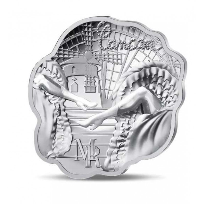 France 2026 Moulin Rouge Colored Shaped silver Proof coin WORLD COINS