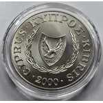 CYPRUS 2000 POUND SKALIFOURTA BIRD UNC COIN WORLD COINS