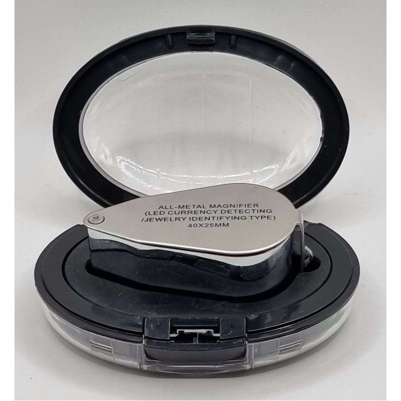 HIGH QUALITY FOLDING MAGNIFIER WITH LED AND UV LIGHTING  X 40 ACCESSORIES & SUPPLIES