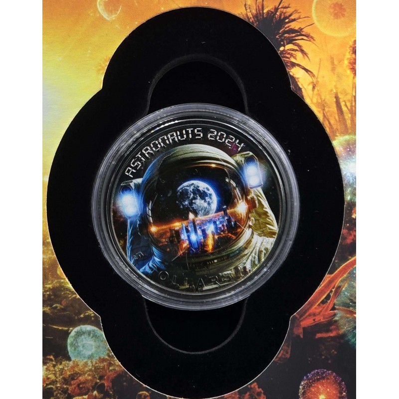 ASTRONAUTS II 2024 1 Oz Silver Coin 5 Dollars Canada GOLD AND SILVER BULLION