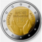 Spain Diversity and Inclusion 2026 Proof 2 euro coin WORLD COINS