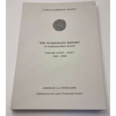 CYPRUS NUMISMATIC SOCIETY YEAR BOOK REPORT COINS 2003 - 2004 OUT OF PRINT