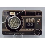 Finland 2 euro 2026 100 years Yle Broadcasting radio Coin card WORLD COINS