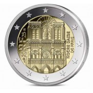France 2025 Notre-Dame de Paris 2 Euro BU in coin capsule
