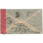 CYPRUS POSTAL HISTORY - KGVI 1942 CENSORED OPEN BY EXAMINER CENSOR M/5 KENYA UGANDA TANGANYIKA TO CYPRUS CYPRUS STAMPS