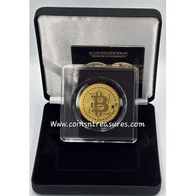 Bitcoin bullion 1/200 Oz .999 Gold Coin 2025 Chad 5000 Francs