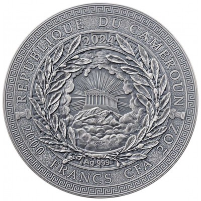 ARES 2024 Great Greek Mythology 2 Oz Silver Coin