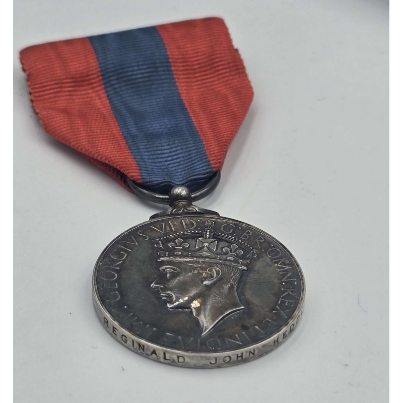 Great Britain Imperial Silver Service Medal 1938 ANTIQUES & OTHER COLLECTIBLES