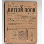 CYPRUS BRITISH ADMINISTRATION 1947 - 1948 MINISTRY OF FOOD RATION BOOK ANTIQUES & OTHER COLLECTIBLES