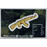 AK-47 Shaped 1/1000 Oz Gold Coin AK 47 Liberia 2026 GOLD AND SILVER BULLION