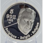 Belgium 1995 50th Anniversary of United Nations Silver Coin WORLD COINS