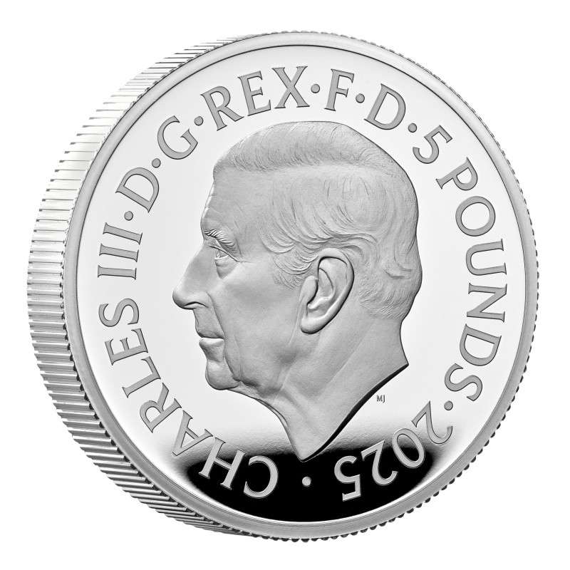 Great Engravers Waterloo Medal Victory 2 Oz UK silver proof Coin 2025 GOLD AND SILVER BULLION