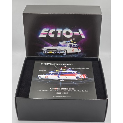 GHOSTBUSTERS ECTO-1 40 Anniversary 2 Oz Silver Coin Niue 2024