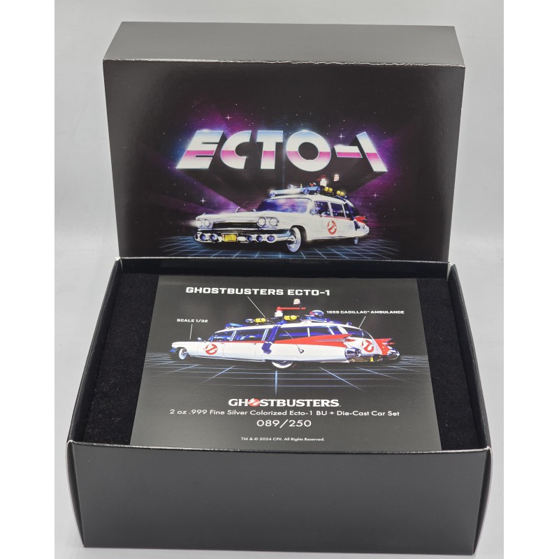 GHOSTBUSTERS ECTO-1 40 Anniversary 2 Oz Silver Coin Niue 2024 GOLD AND SILVER BULLION