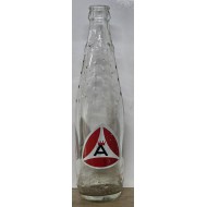 Cyprus Alpha Vintage Lanitis Orange Soft Drink Enamel Bottle