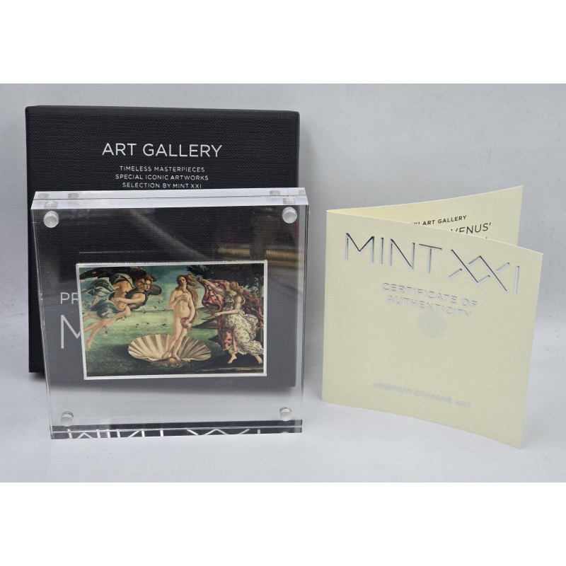BIRTH OF VENUS 2026 Botticelli 1 Oz Silver Coin Bar Cameroon GOLD AND SILVER BULLION
