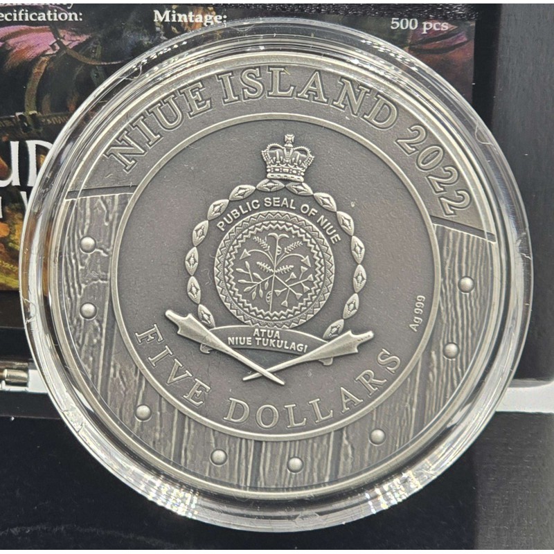 BOUDICA Woman Warrior 2 Oz Silver Coin Niue 2022 GOLD AND SILVER BULLION