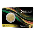 Belgium 2 Euro 2025 Spa Francorchamps circuit F1 Coin card WORLD COINS