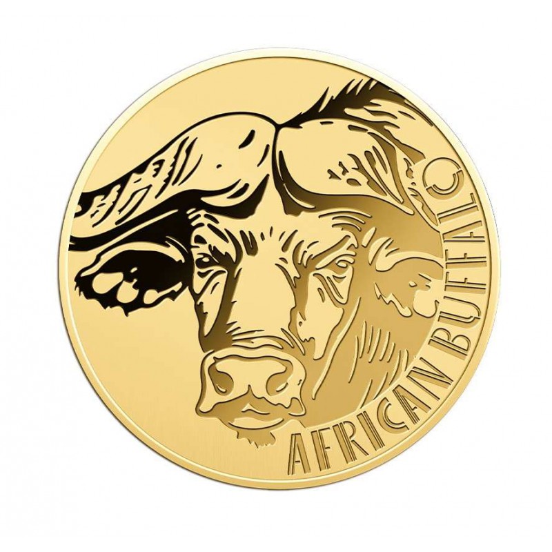 AFRICAN BUFFALO 1/1000 Oz Gold Coin 3000 Francs Chad 2024 GOLD AND SILVER BULLION