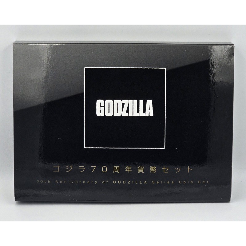 Japan 2024 Godzilla 70th Anniversary BU Coin & Medal Set WORLD COINS