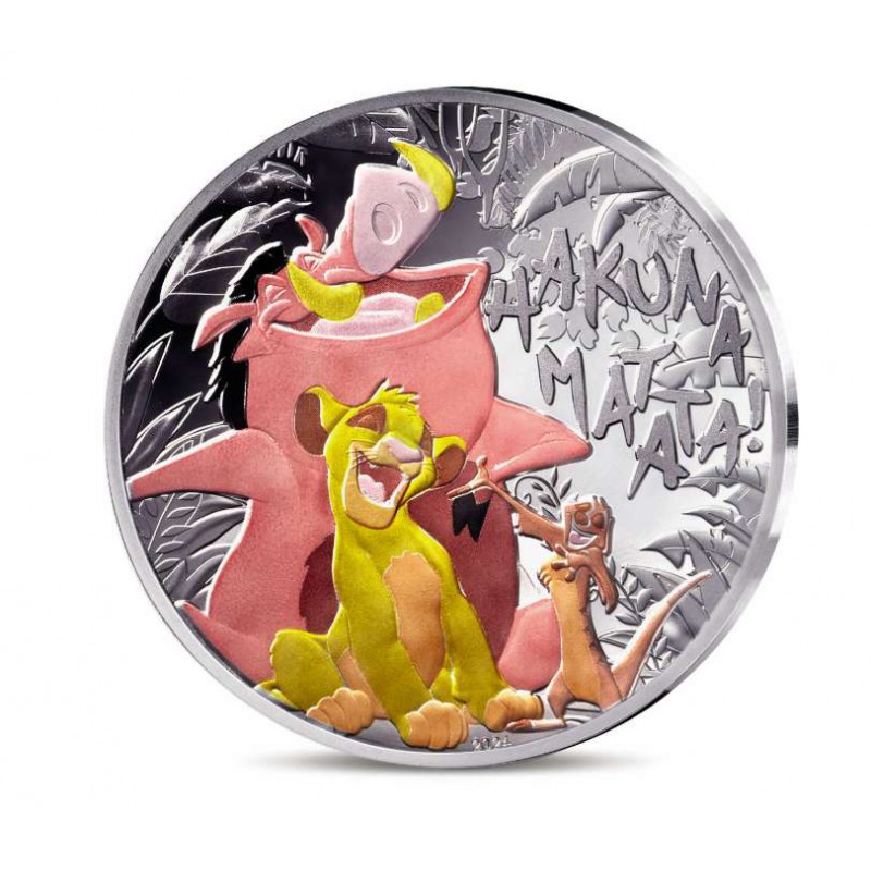 France 2024 Disney The Lion King 30th anniversary Silver Coin WORLD COINS