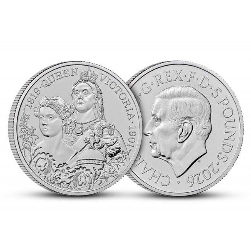 UK 2026 The Life of Queen Victoria BU £5 coin in blister Pack WORLD COINS